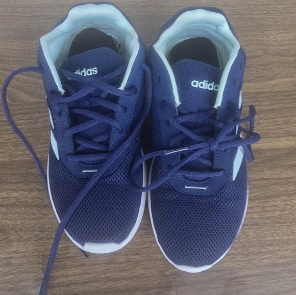 Adidas Woman Dark Blue and White Sneakers - Picture 3 of 9